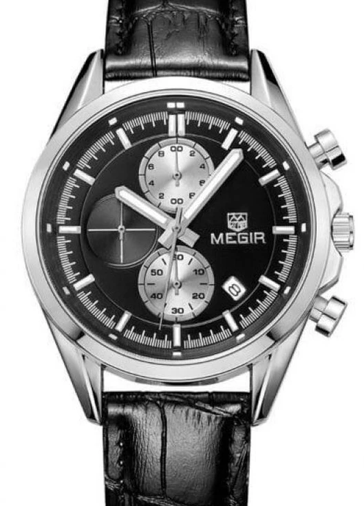 Мужские Часы 5005 Bussines кварцевые классические Megir (226691661)