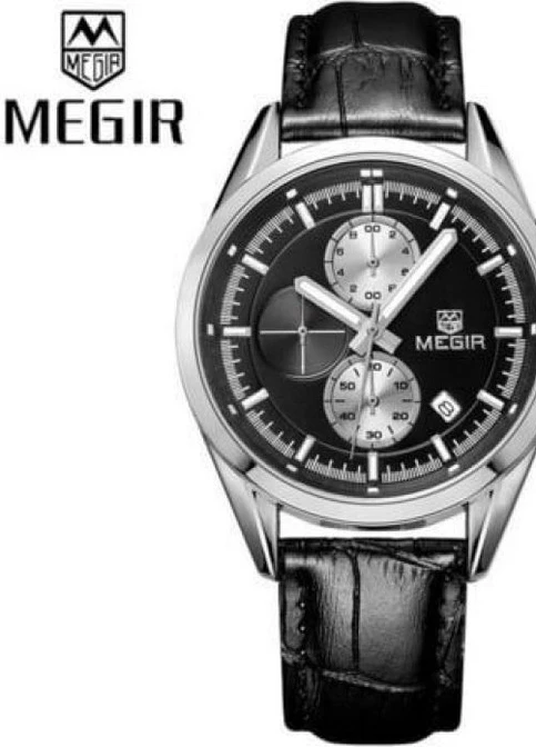 Мужские Часы 5005 Bussines кварцевые классические Megir (226691661)