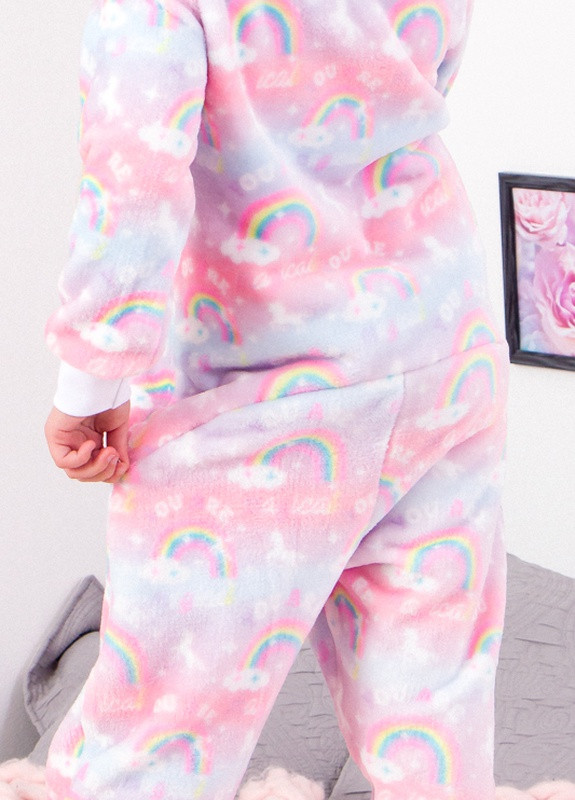 Світло-рожева зимня комбінезон для дівчинки (p-6981) Носи своє