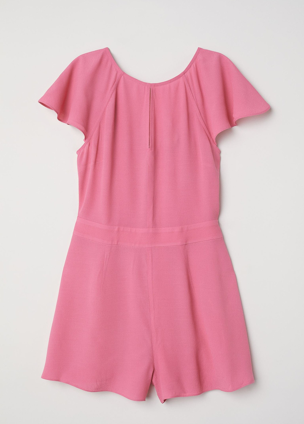 Комбинезон H&M однотонный розовый кэжуал