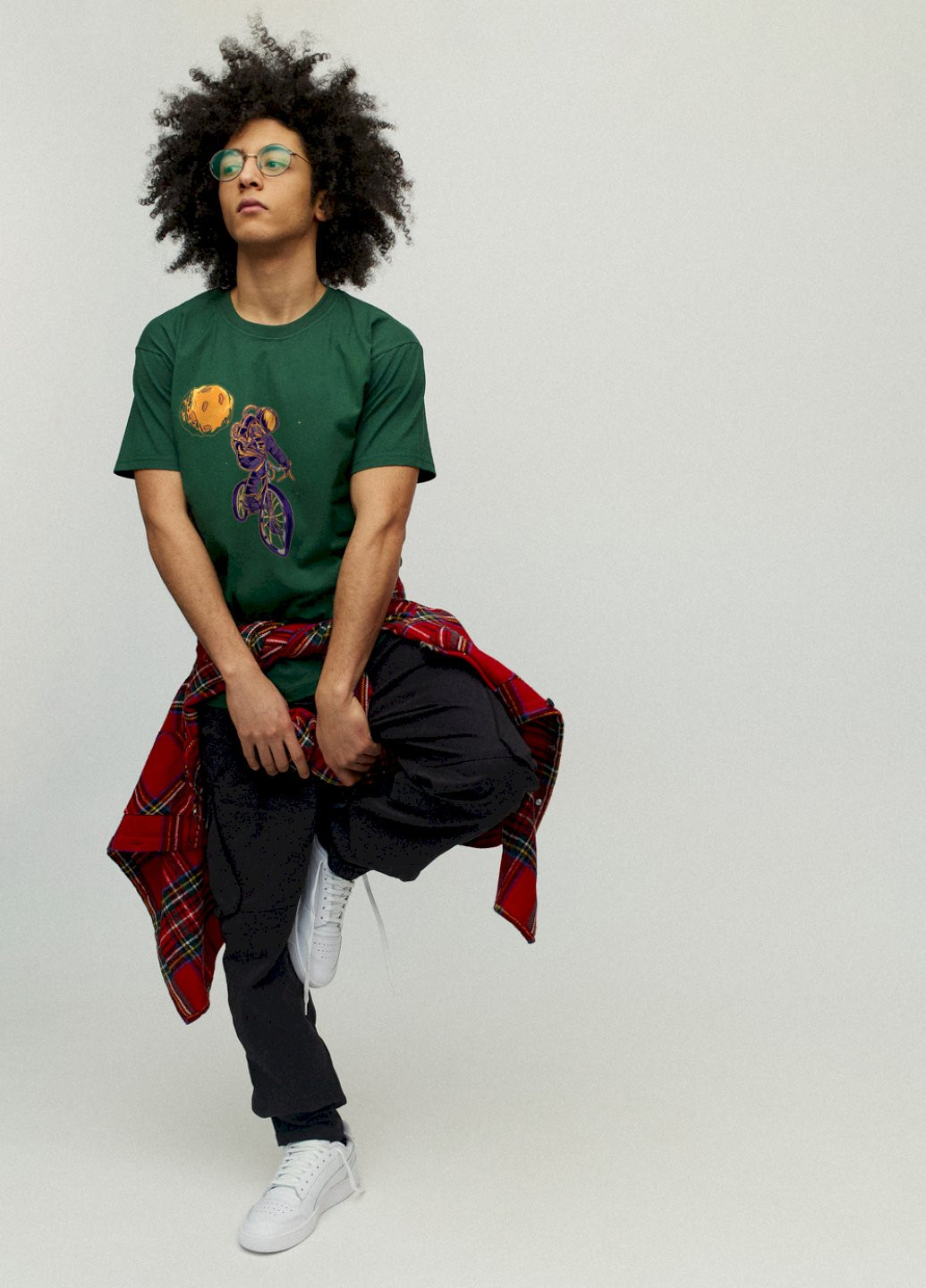 Темно-зелена футболка чоловіча YAPPI