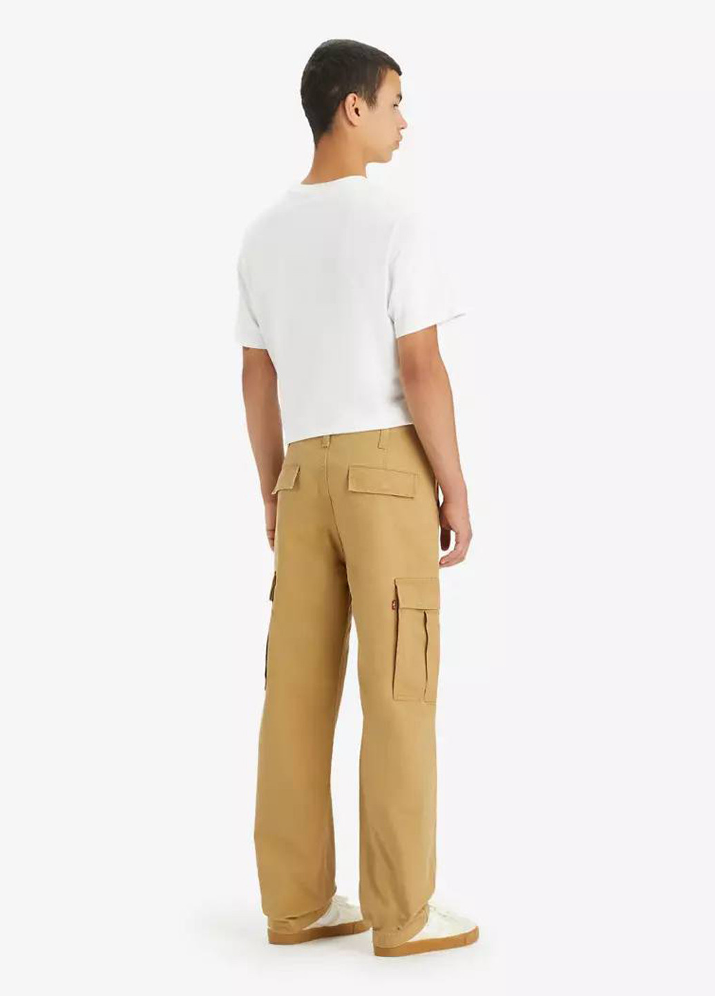 Бежевые кэжуал демисезонные карго брюки Levi's