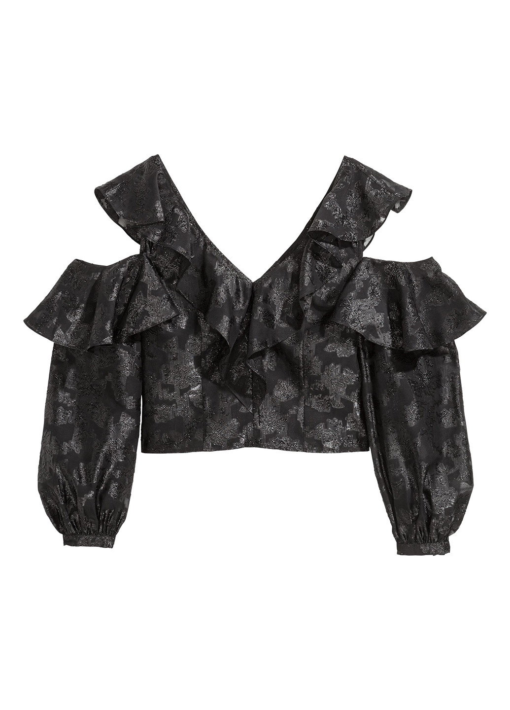 Чёрная блуза H&M