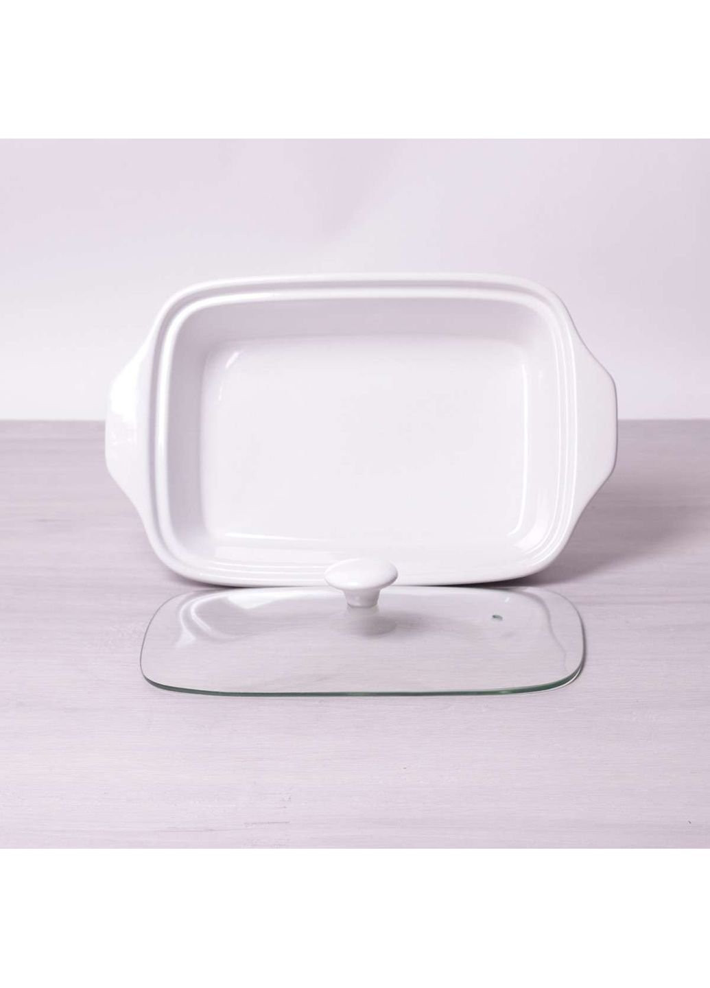 Марміт керамічний 2.4л зі скляною кришкою та металевою підставкою 6403 Kamille (253786494)