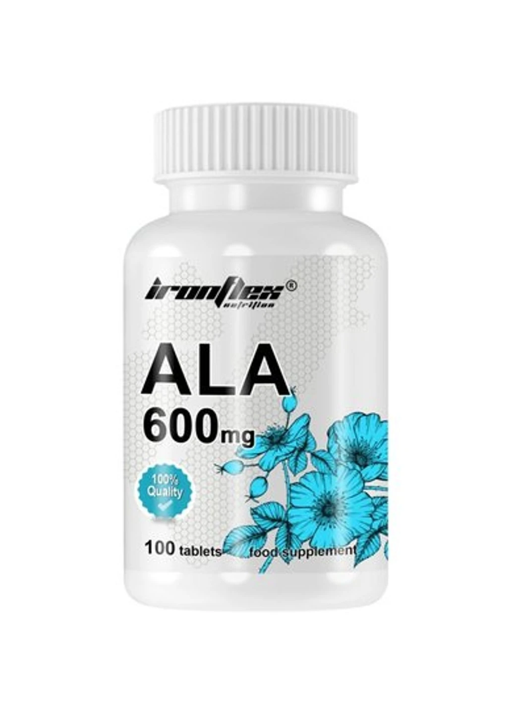 Альфа-ліпоєва кислота ALA 100 таблеток Iron Flex (255409894)
