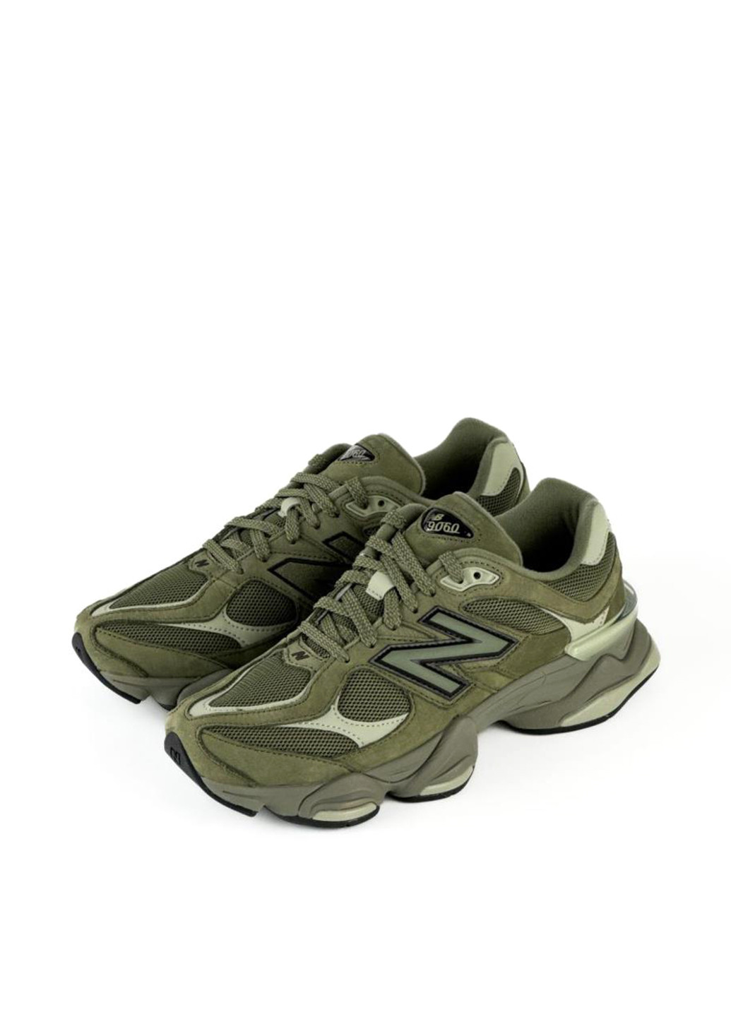 Оливковые (хаки) демисезонные кроссовки u9060zgd New Balance 9060