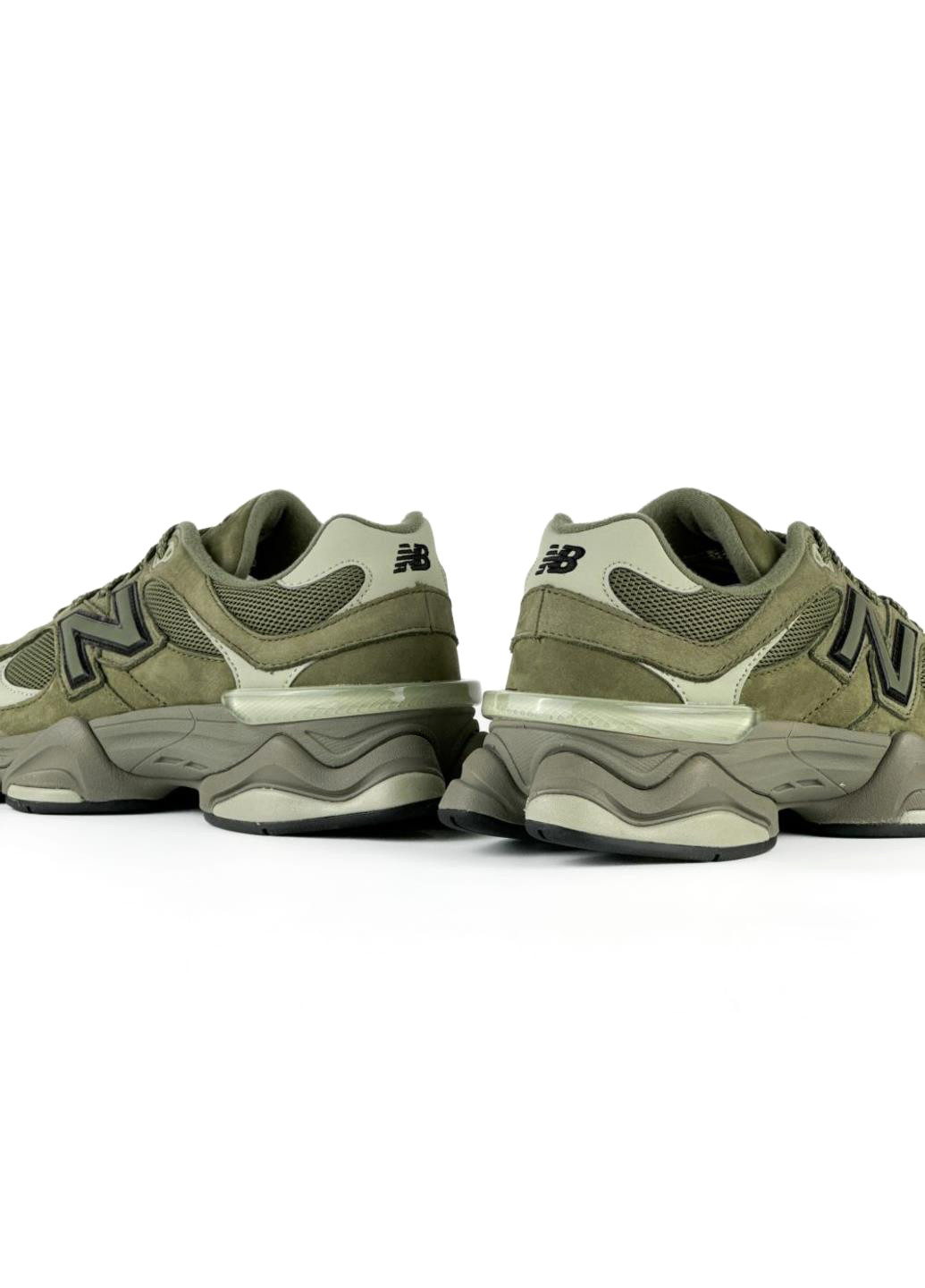 Оливковые (хаки) демисезонные кроссовки u9060zgd New Balance 9060