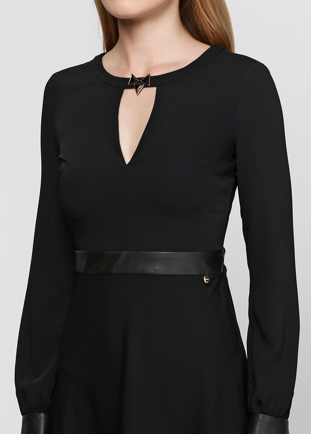 Черное кэжуал платье Liu-Jo однотонное