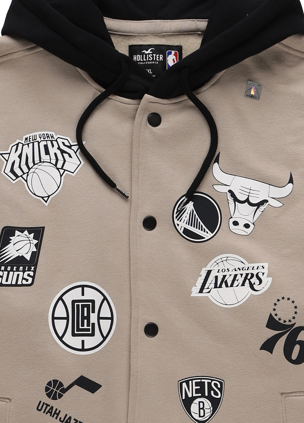 Бомбер Hollister на кнопках (332806146)