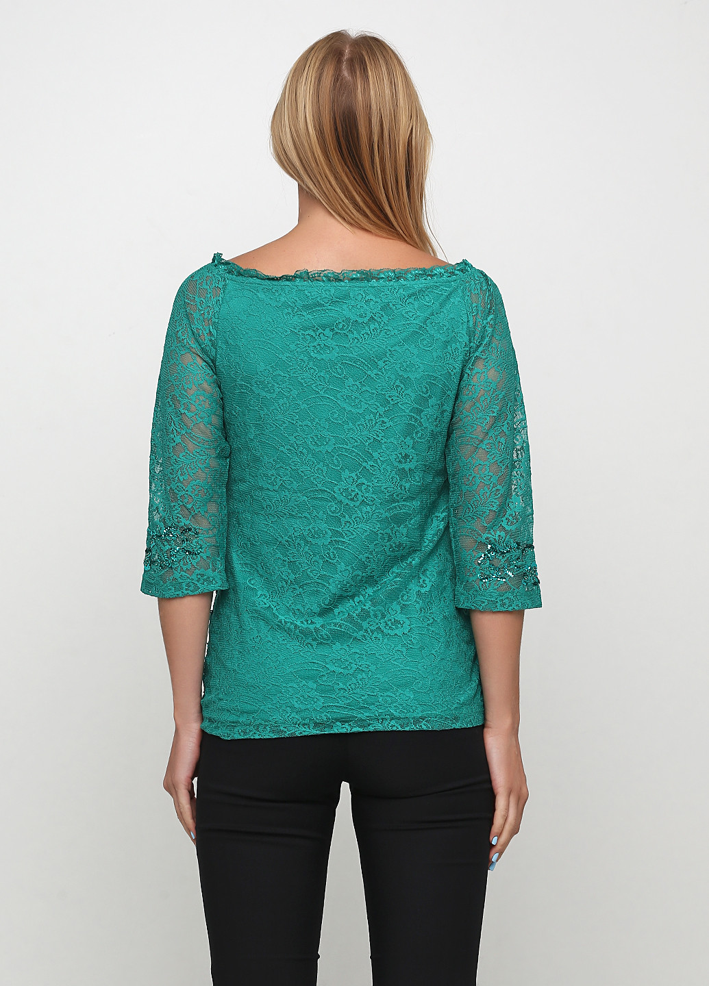 Зеленая демисезонная блуза Ashley Brooke