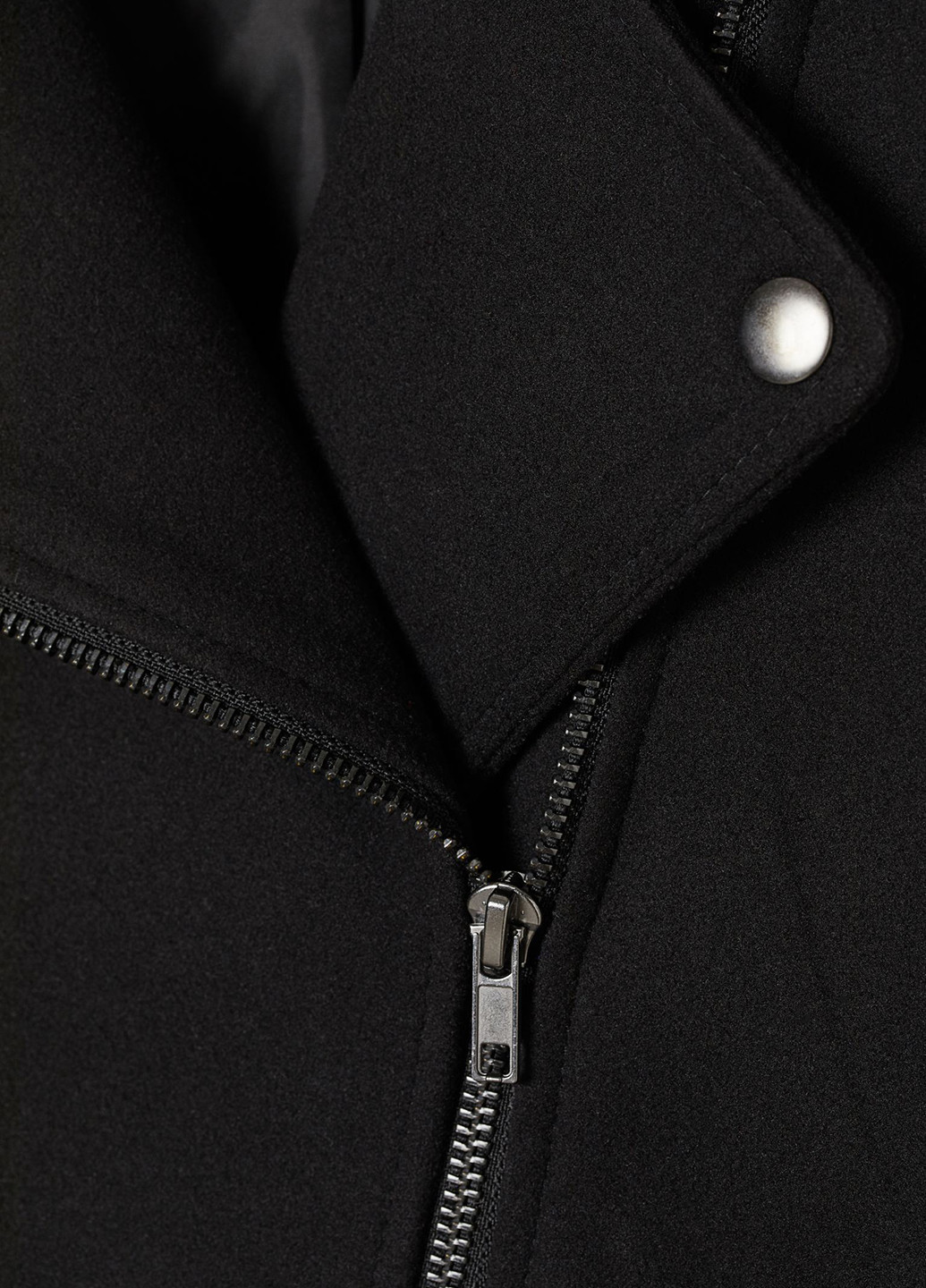 Чорна демісезонна куртка H&M