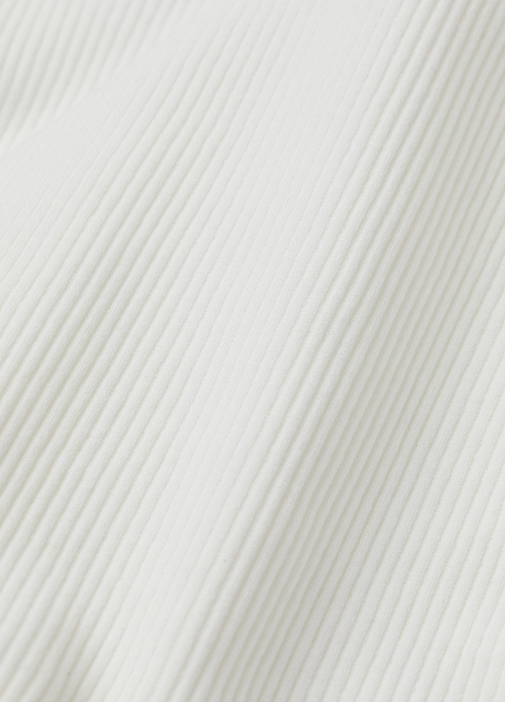 Топ H&M однотонні білі спортивні поліамід, трикотаж