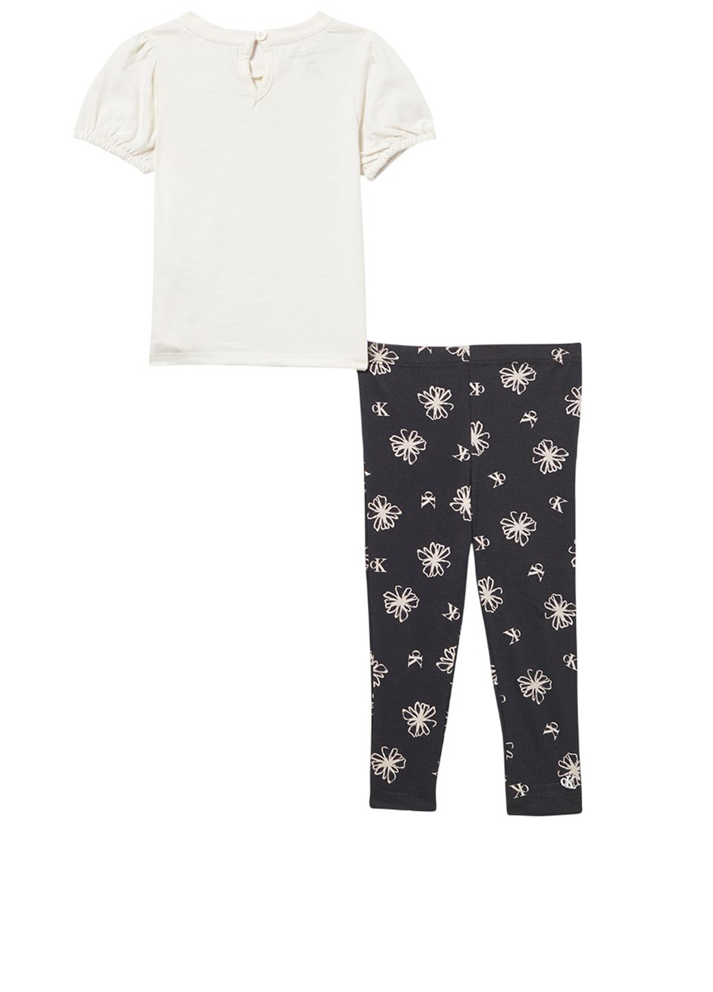 Комбинированный летний комплект (футболка, леггинсы) Calvin Klein