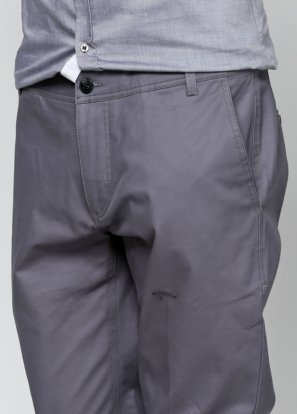 Серые кэжуал демисезонные со средней талией брюки Antony Morato