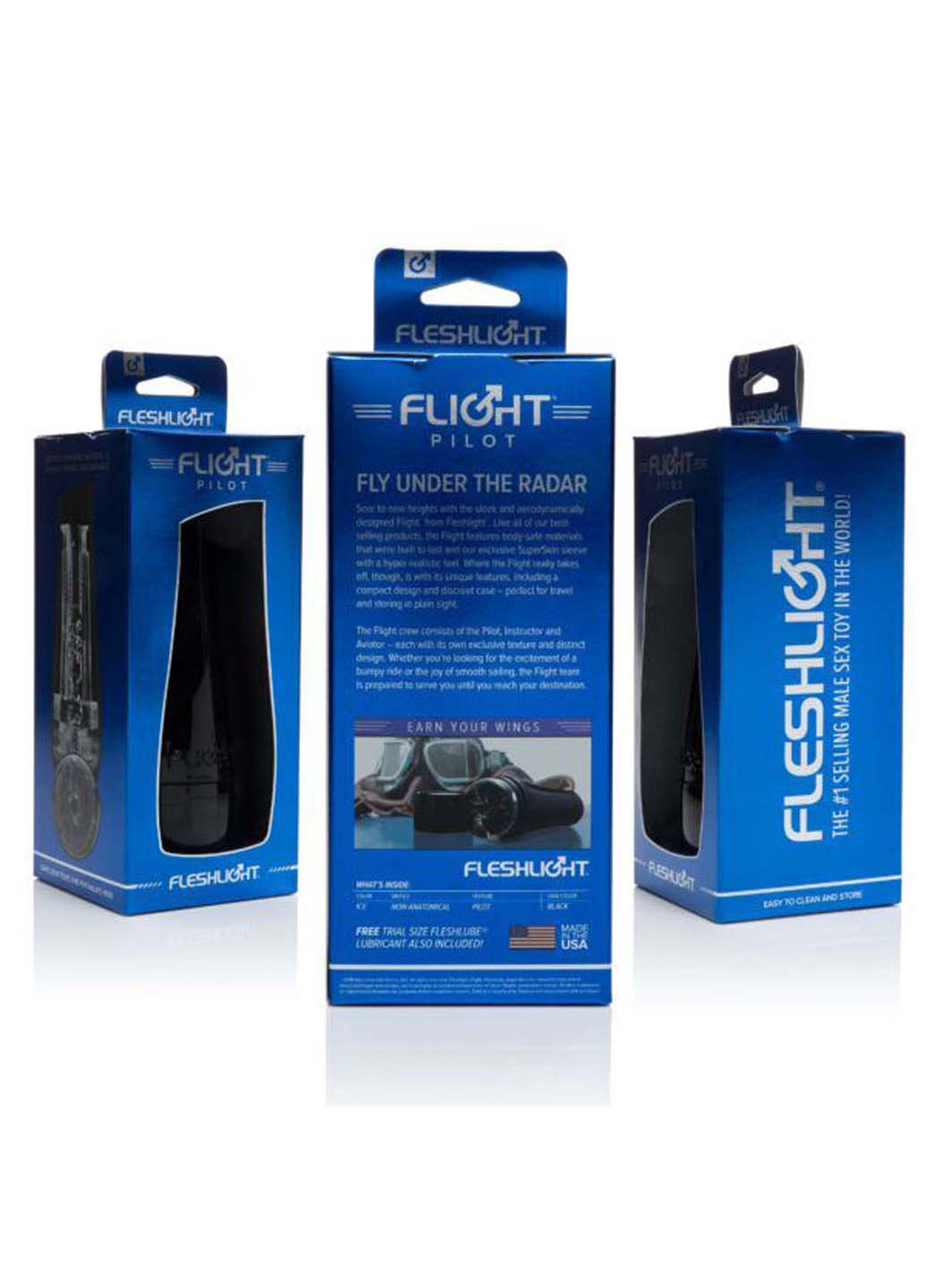 Мастурбатор Flight Pilot Черный компактный размер Fleshlight (255707326)
