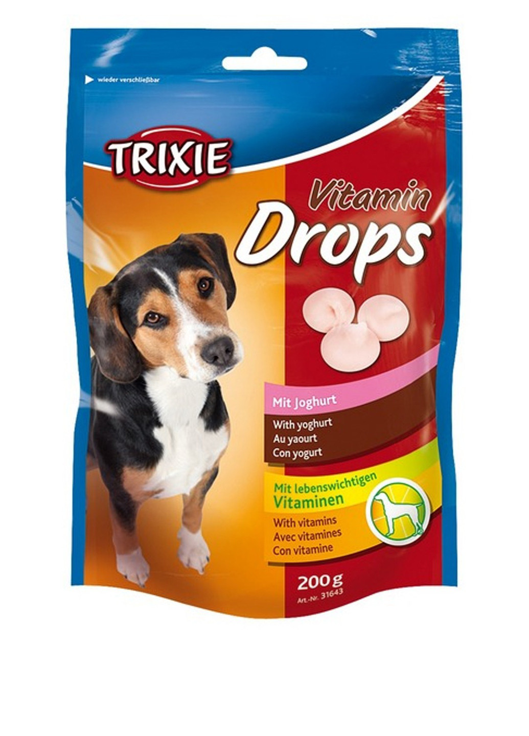 Витамины для собак Drops, 200 г Trixie (16934933)