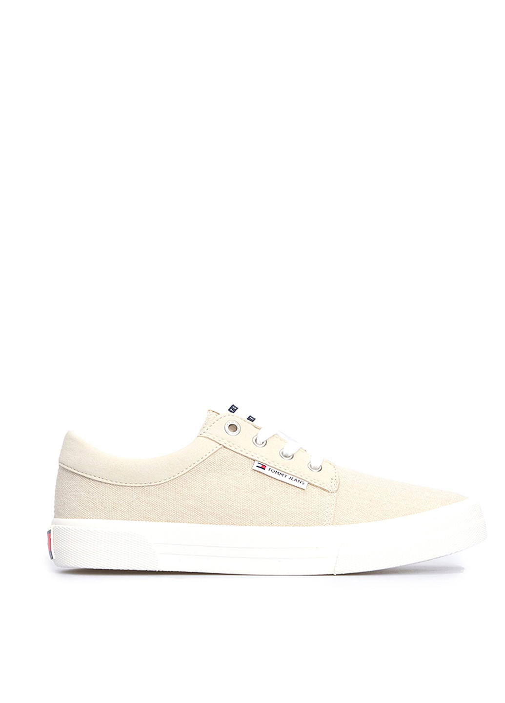 Бежевые кеды Tommy Jeans