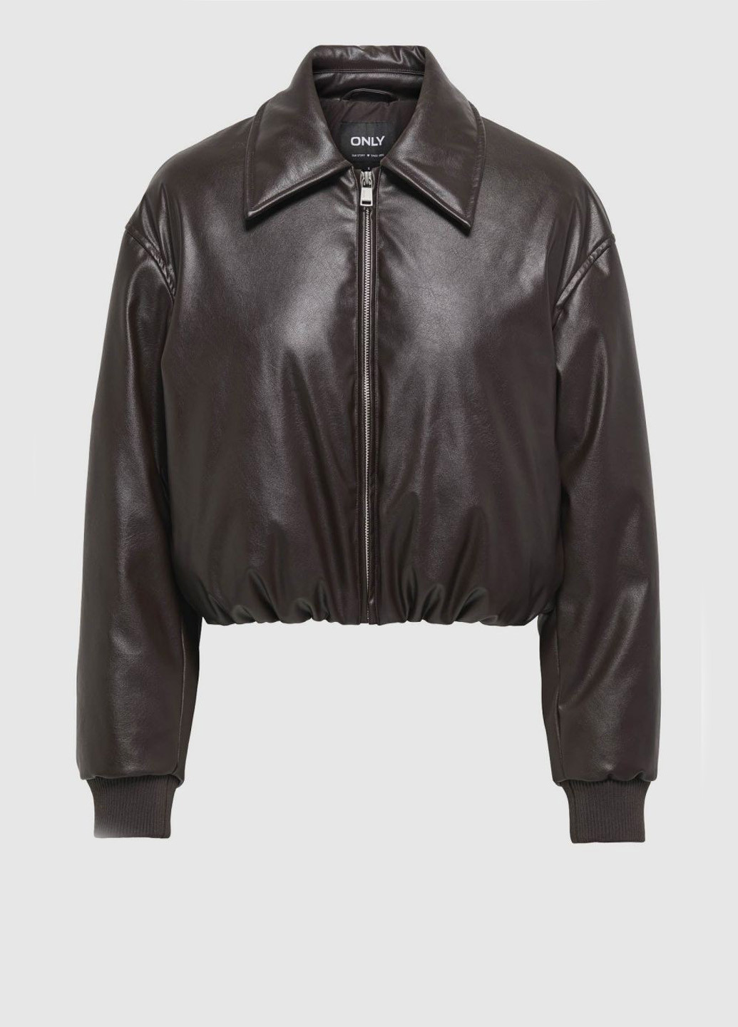 Коричневая демисезонная куртка Only