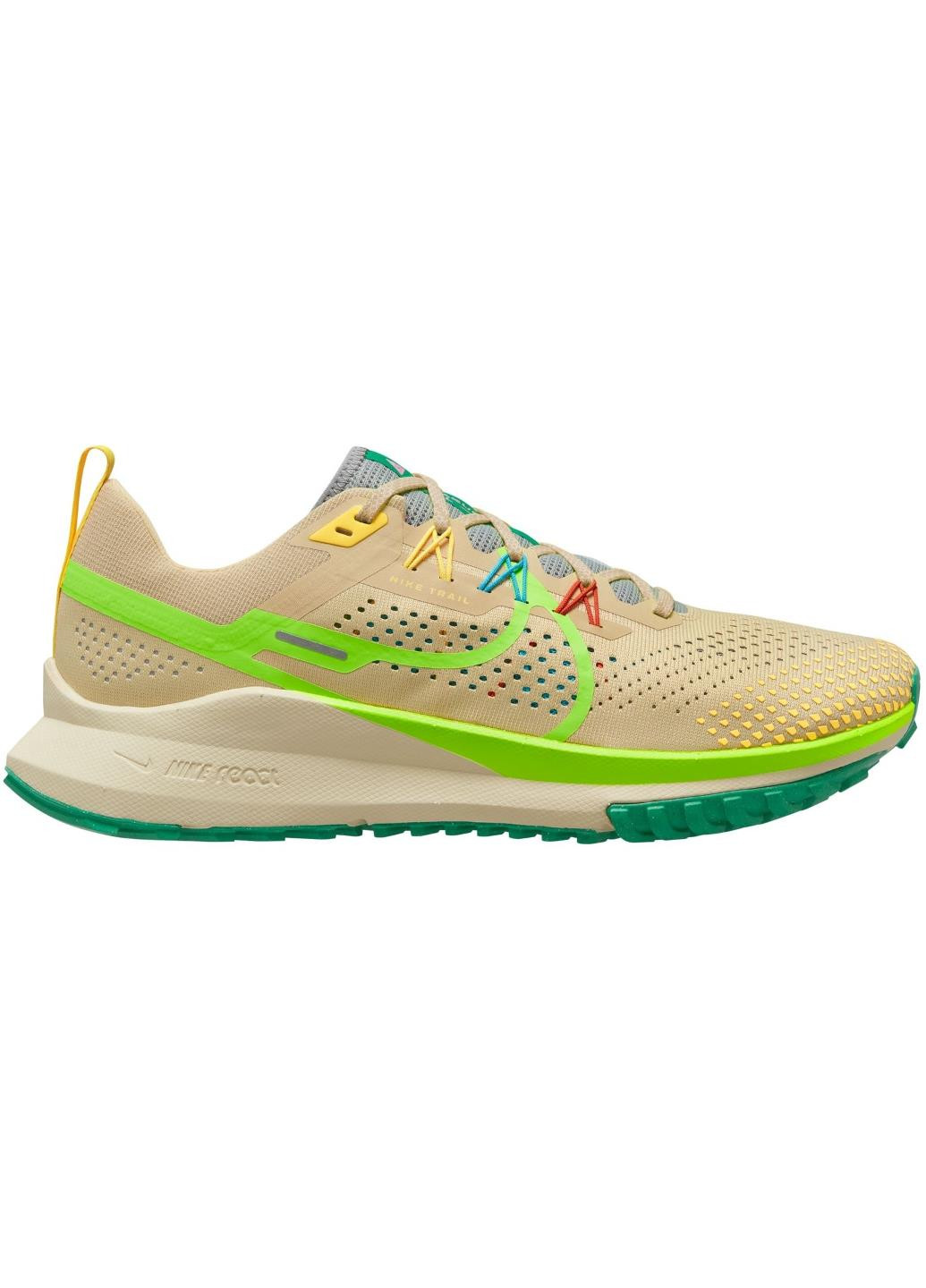 Бежевые демисезонные кроссовки dj6158-700 Nike REACT PEGASUS TRAIL 4