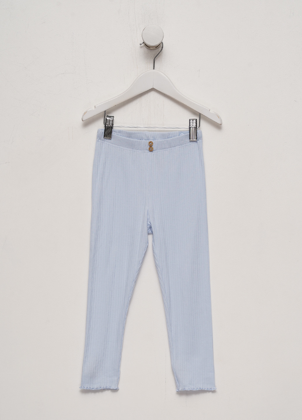 Голубые демисезонные брюки H&M