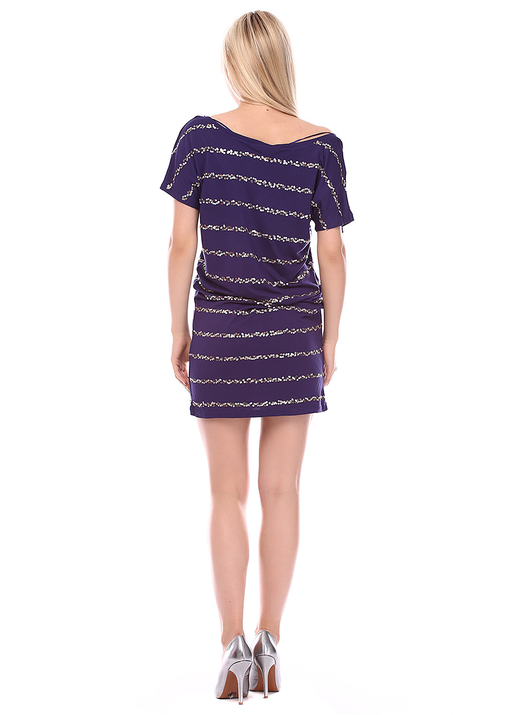 Фиолетовое кэжуал платье Supertrash