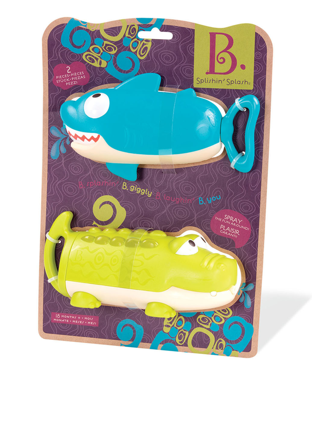 Игровой набор для игры с водой - ПЛЕСК И ПЛЮХ (2 водных пистолета) Battat (134644298)