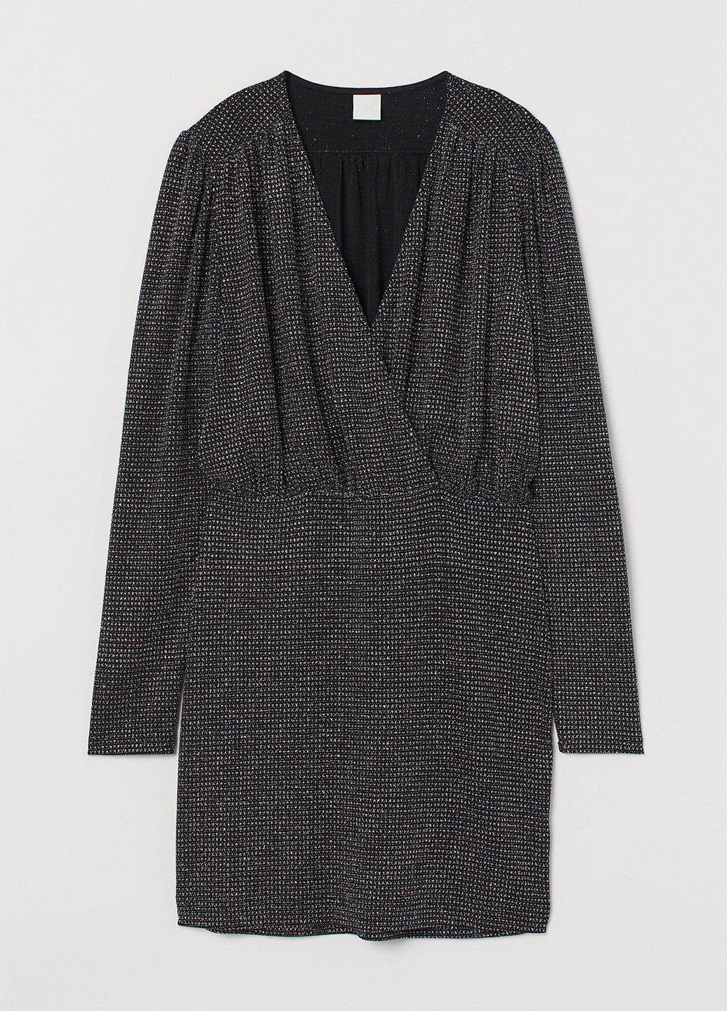 Черное кэжуал платье футляр H&M однотонное