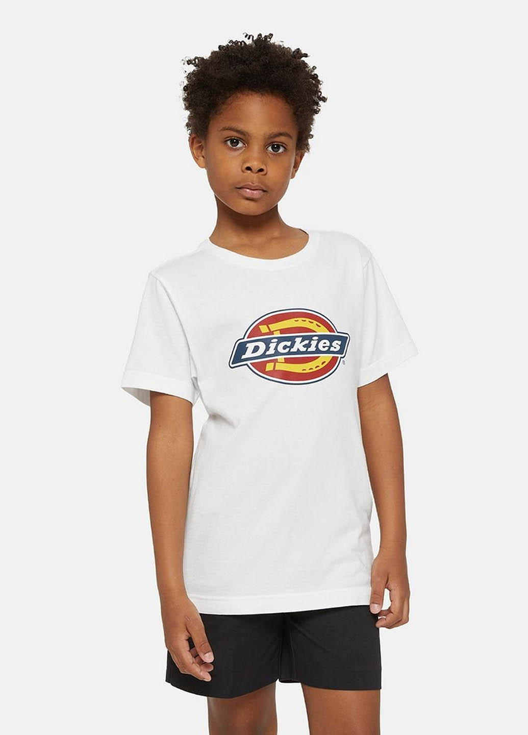 Белая летняя футболка Dickies