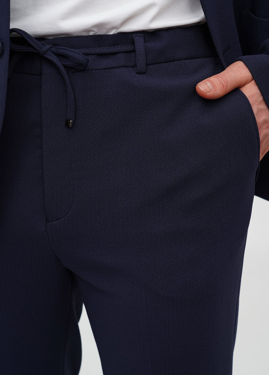 Синій демісезонний костюм (піджак, штани) брючний Trend Collection