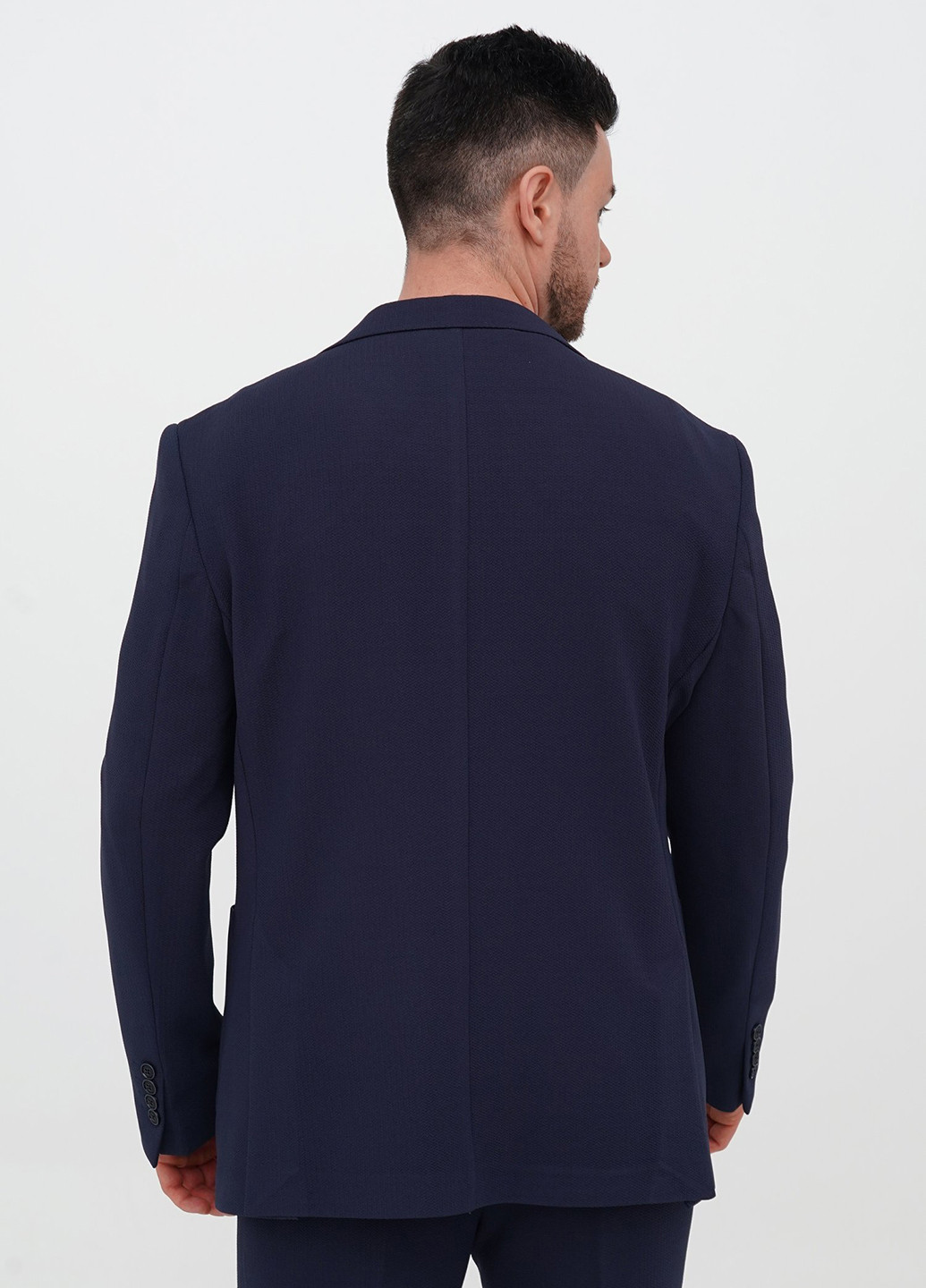 Синій демісезонний костюм (піджак, штани) брючний Trend Collection