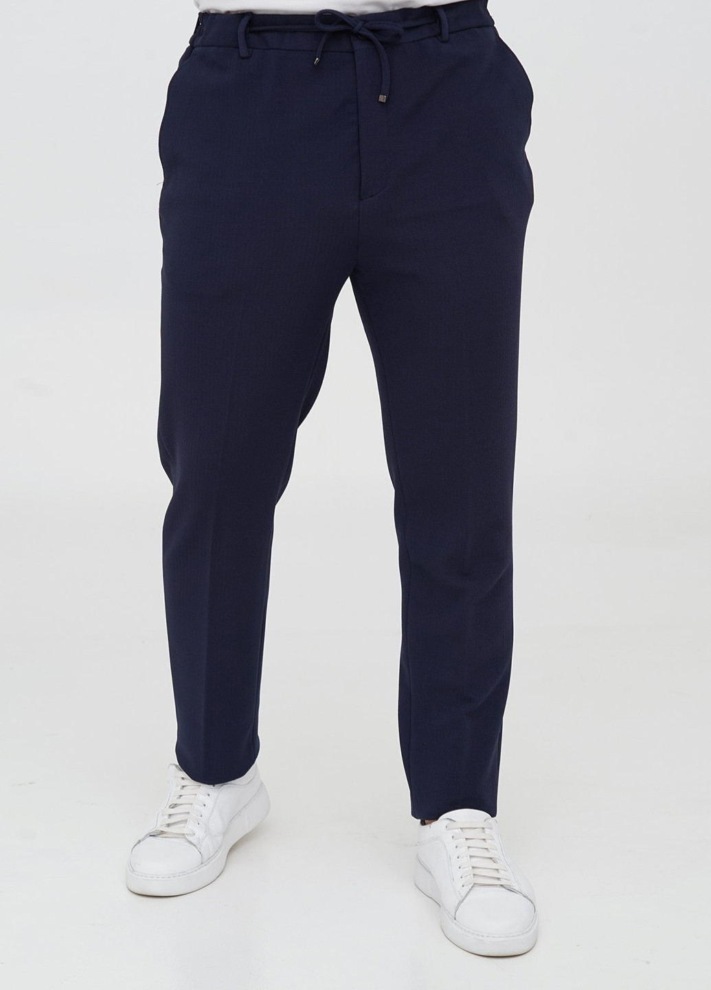 Синій демісезонний костюм (піджак, штани) брючний Trend Collection