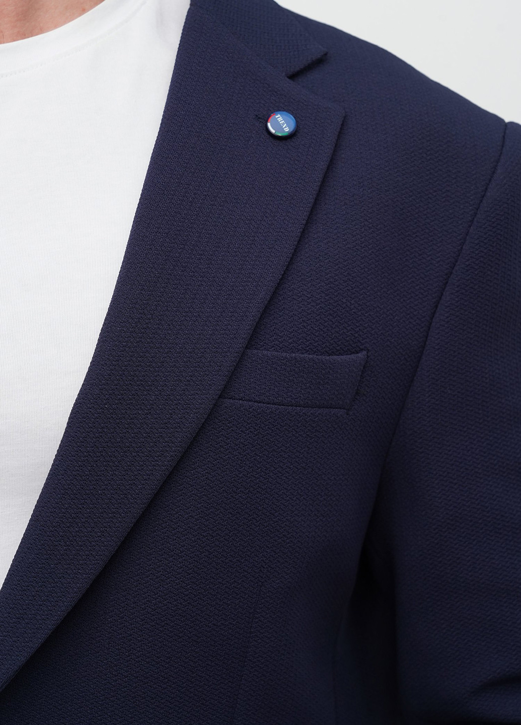 Синій демісезонний костюм (піджак, штани) брючний Trend Collection