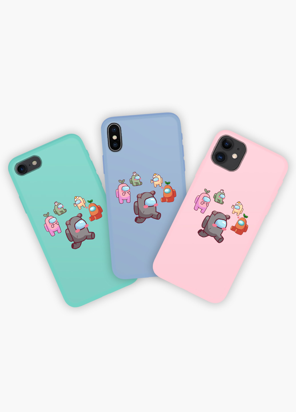Чохол силіконовий Apple Iphone 7 Амонг Ас (Among Us) (17361-2407) MobiPrint (219556144)