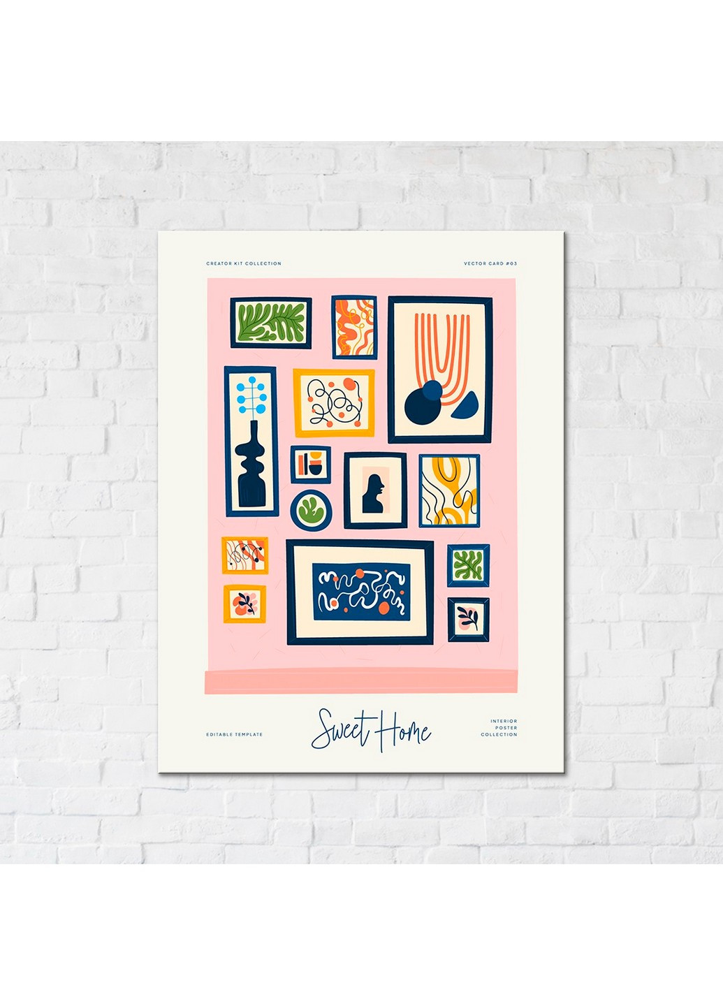 Картина-постер домашня галерея Brushme (255373612)