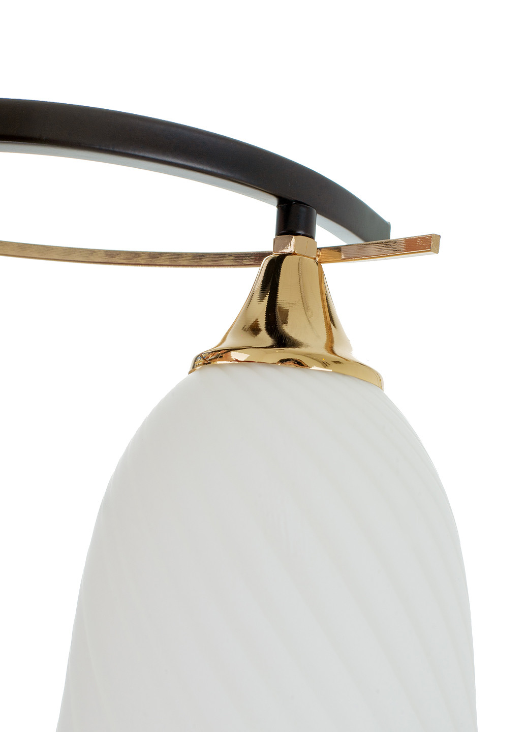 Люстра на 2 плафона LK-710S/2 E27 BK+FG Brille (220133484)