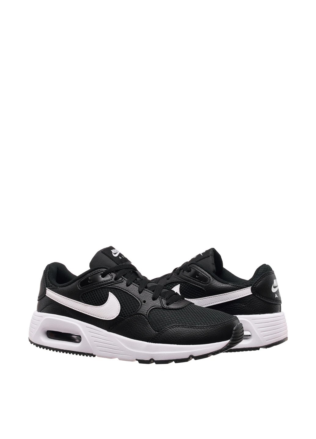 Чорно-білі кросівки cw4555-002 всесезон Nike Air Max Sc