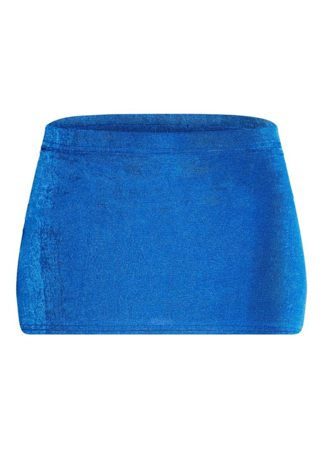 Синяя вечерний, кэжуал однотонная юбка PrettyLittleThing