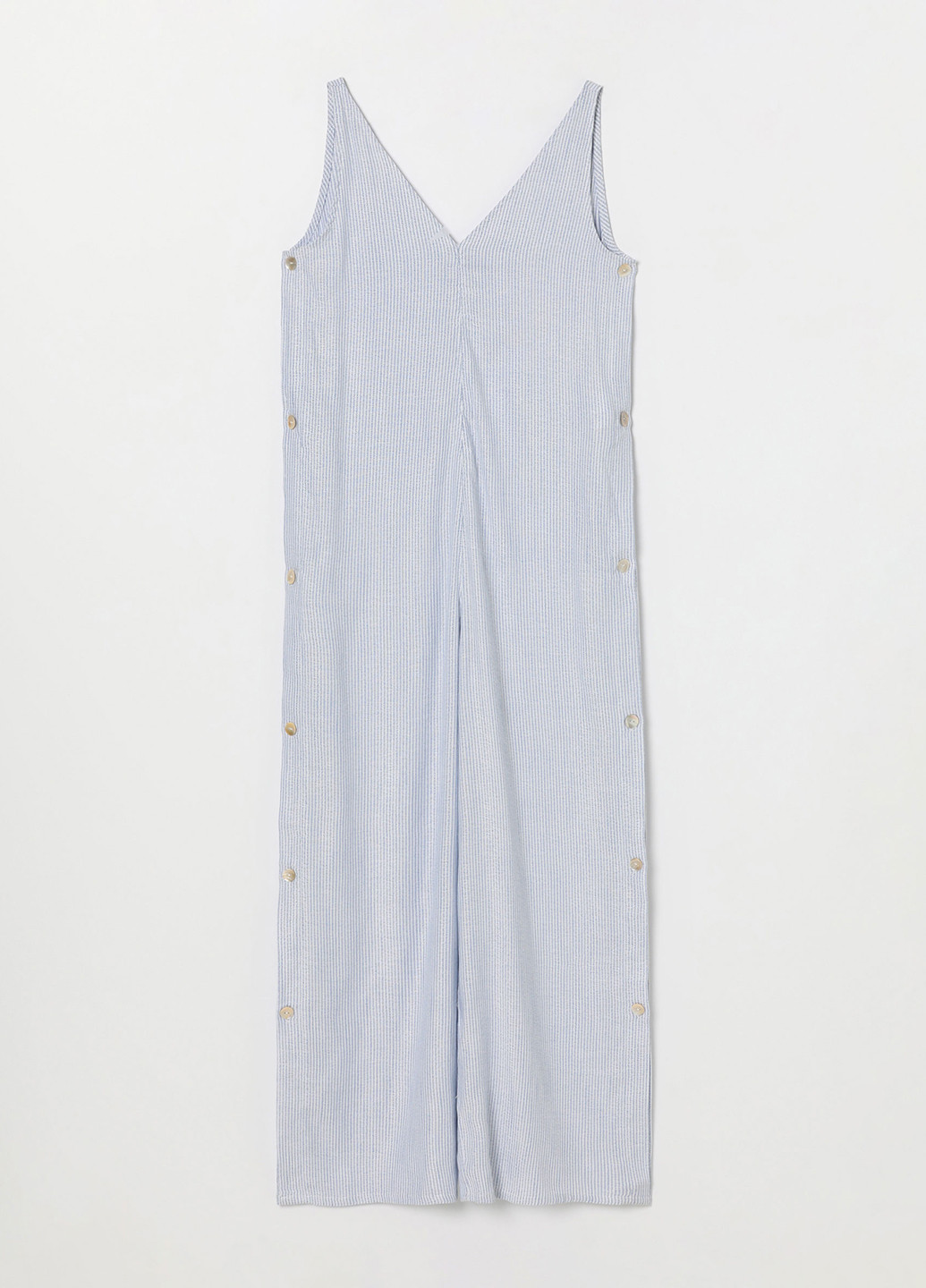 Комбинезон Lefties комбинезон-брюки полоска голубой кэжуал хлопок