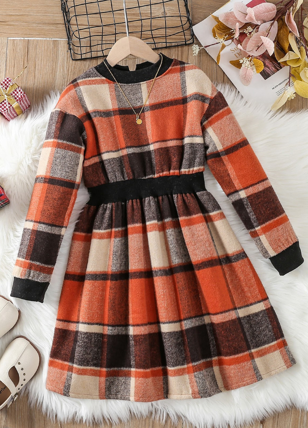 Комбинированное платье SHEIN (323262534)