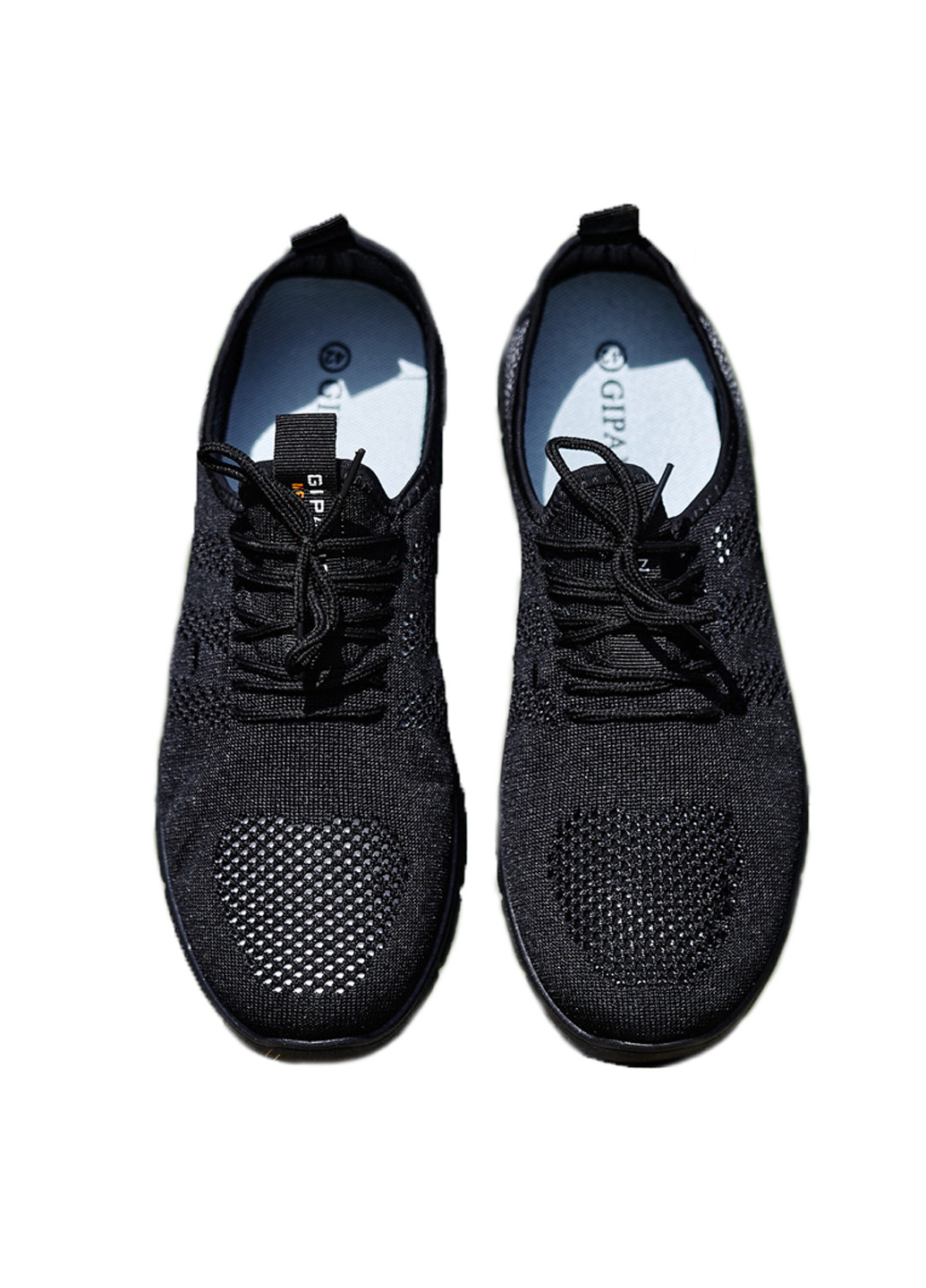 Черные демисезонные кроссовки мужские легкие летние черные из текстиля 1204828666 Gipanis