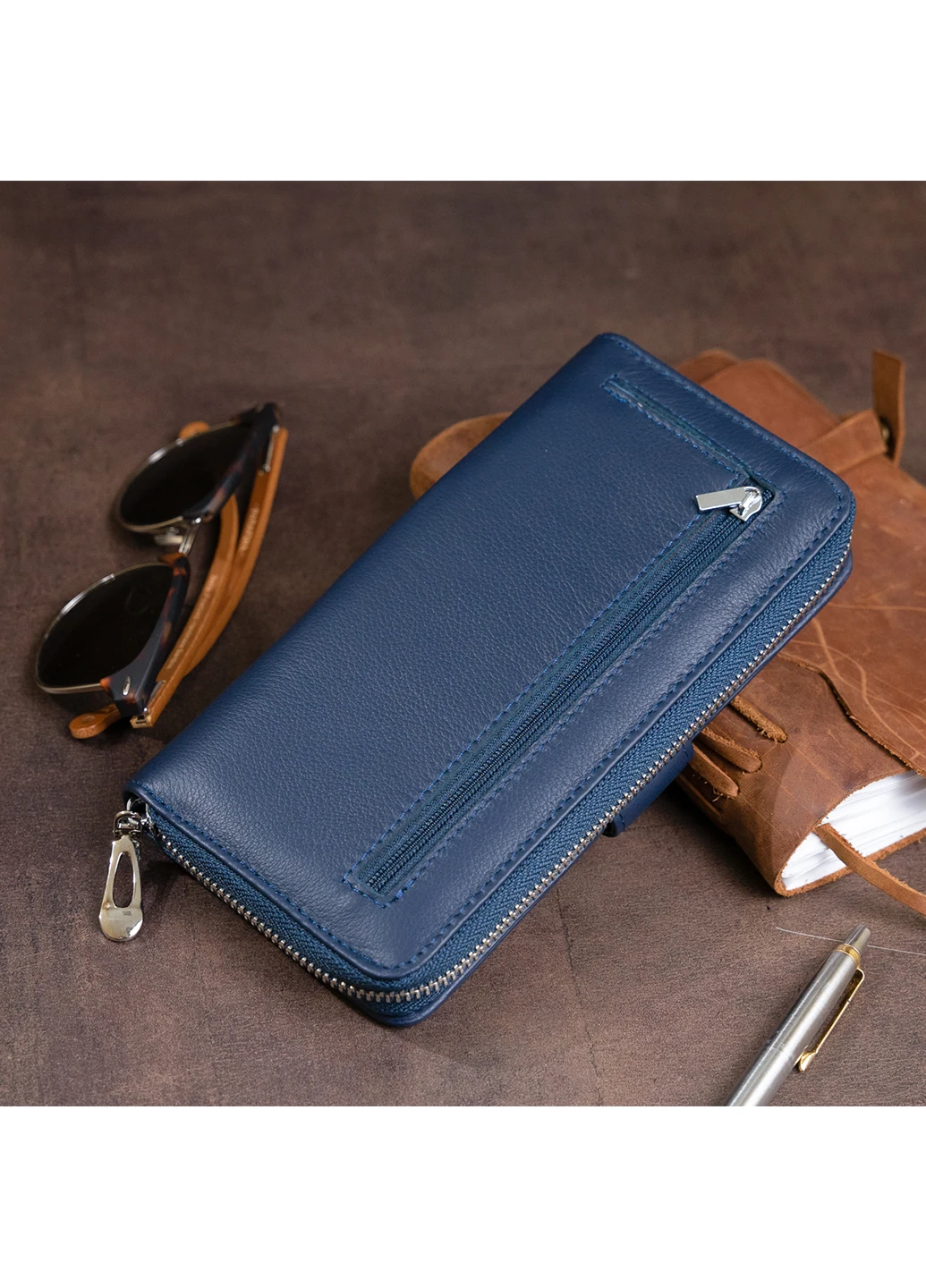 Жіночий шкіряний гаманець 19х9,5х2,5 см st leather (252131575)