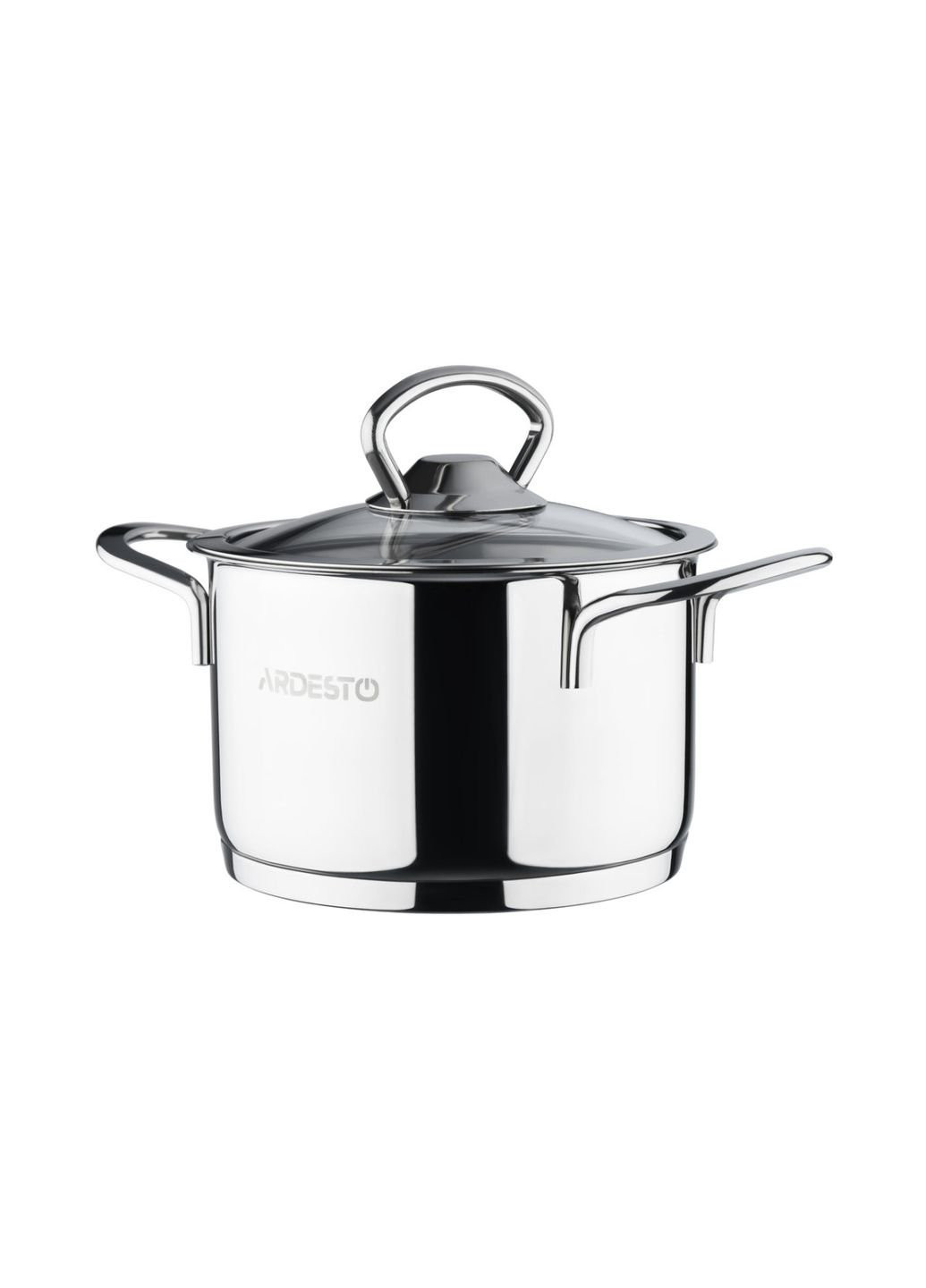 Каструля зі скляною кришкою Luna AR-0609-S 0,9 л 12 см Ardesto (253543017)