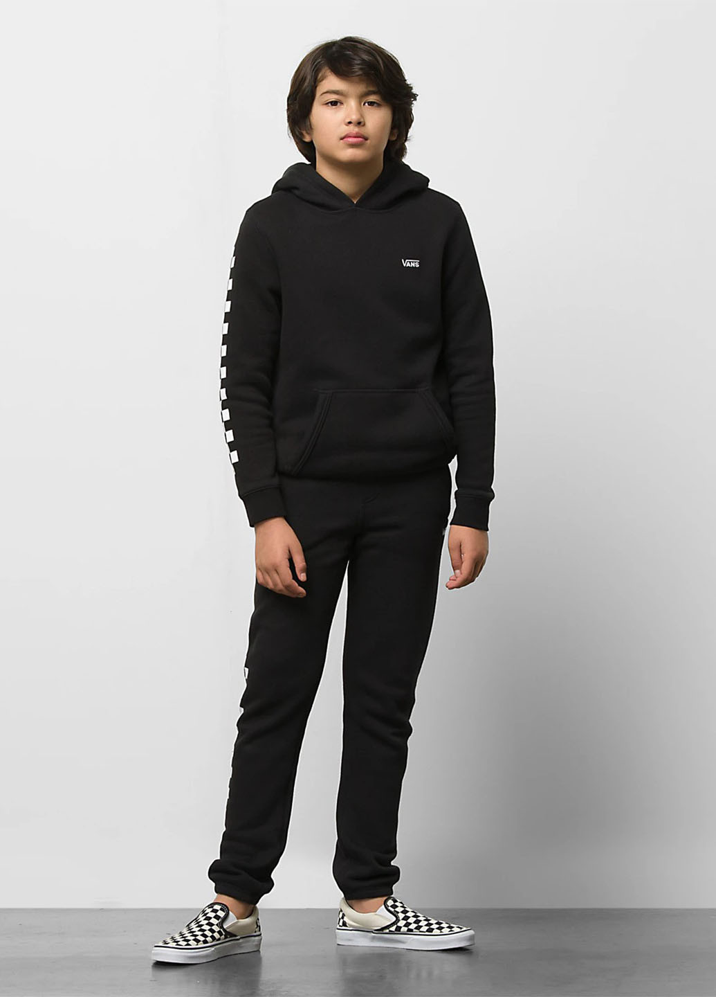 Черные спортивные демисезонные джоггеры брюки Vans