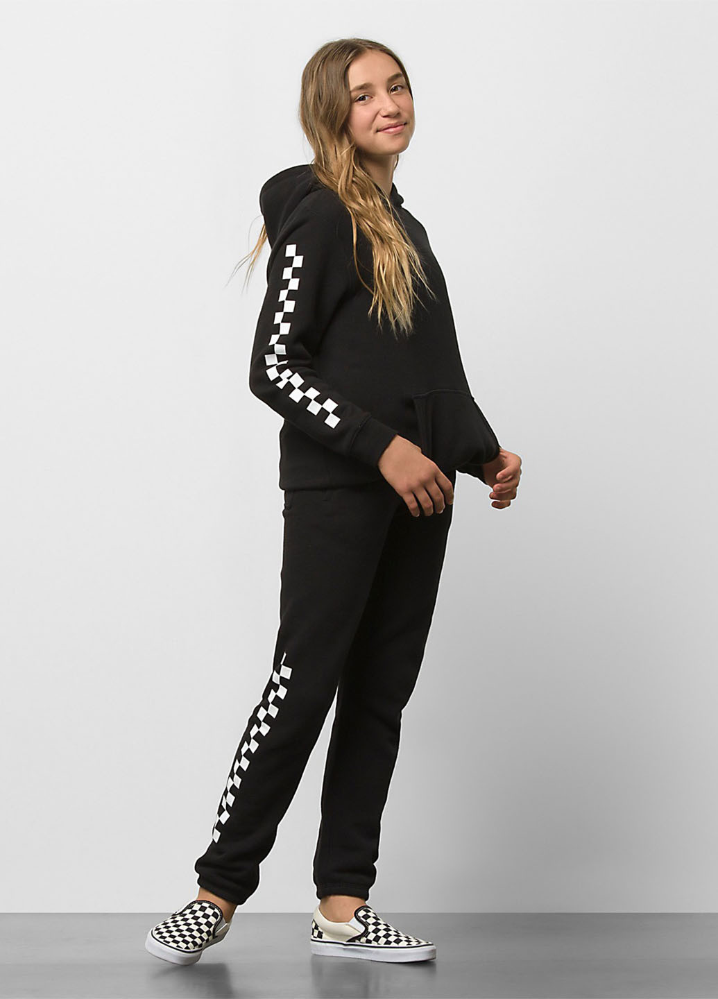 Черные спортивные демисезонные джоггеры брюки Vans