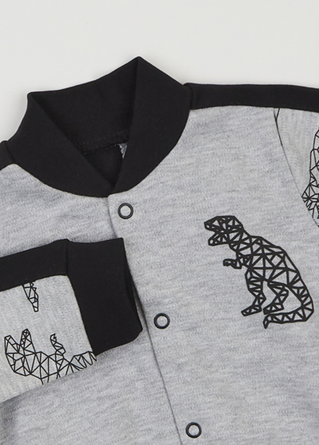 Серый демисезонный костюм (толстовка, брюки) брючный Ляля