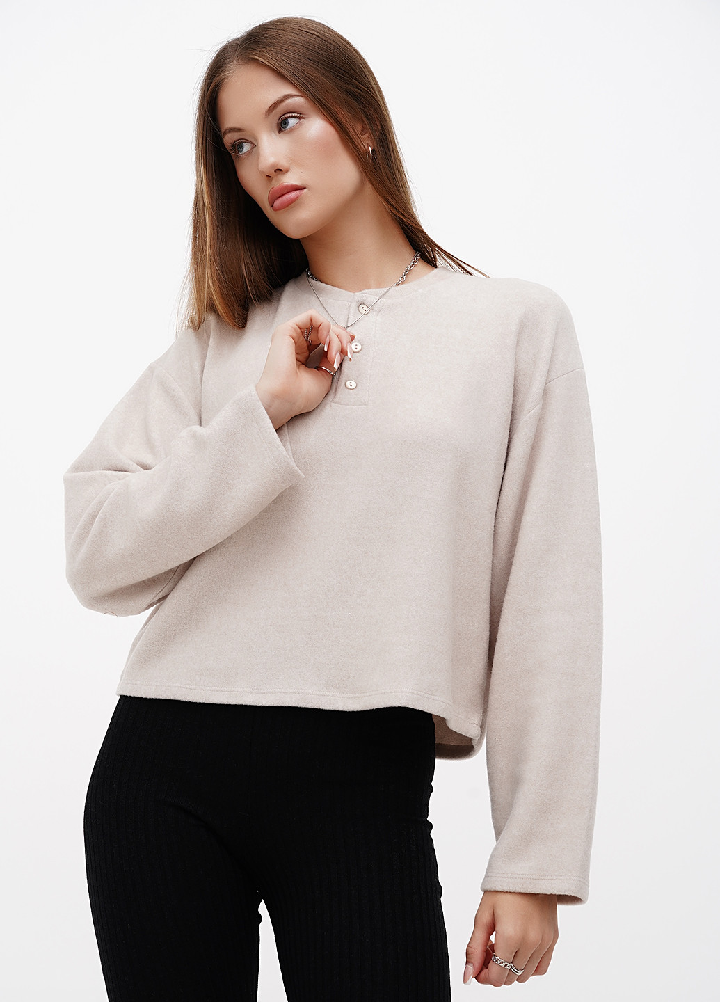 Бежевий демісезонний джемпер джемпер Stradivarius