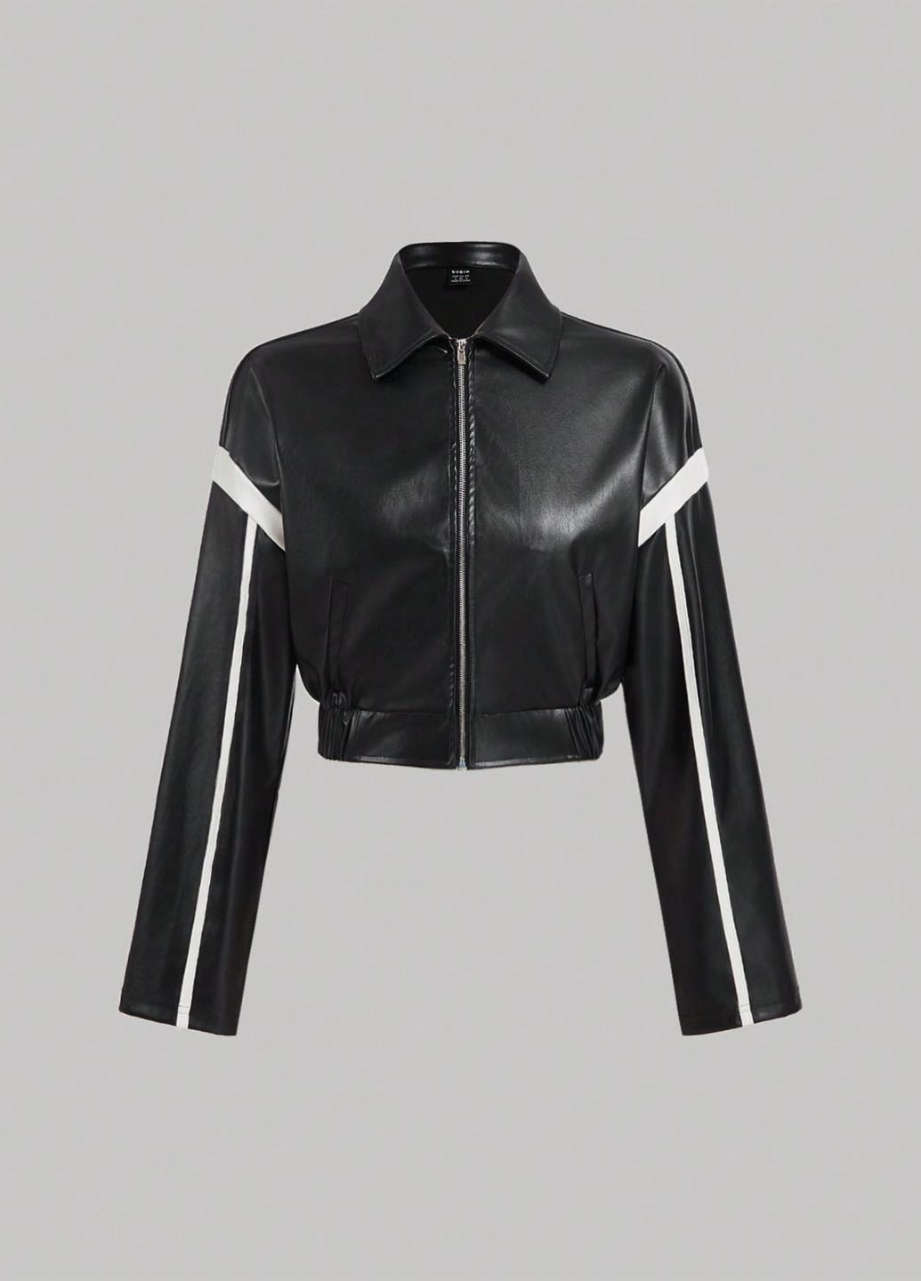 Чорна демісезонна куртка SHEIN