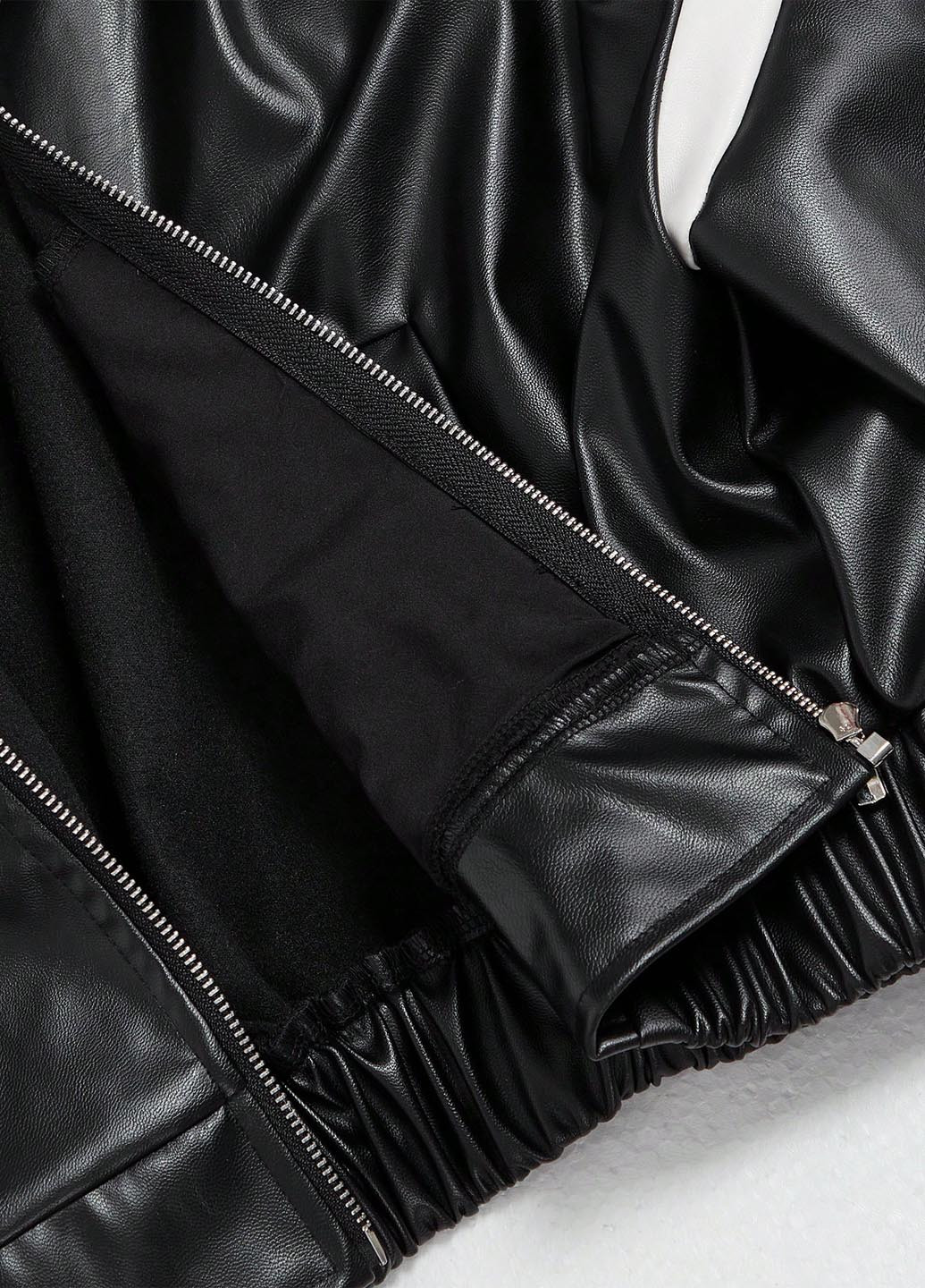 Чорна демісезонна куртка SHEIN