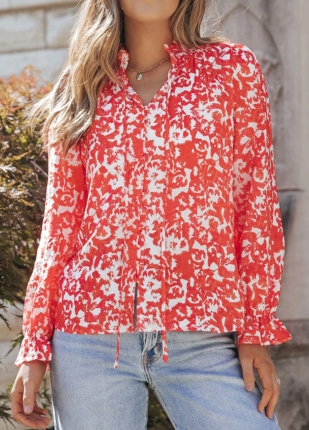 Комбінована блуза SHEIN