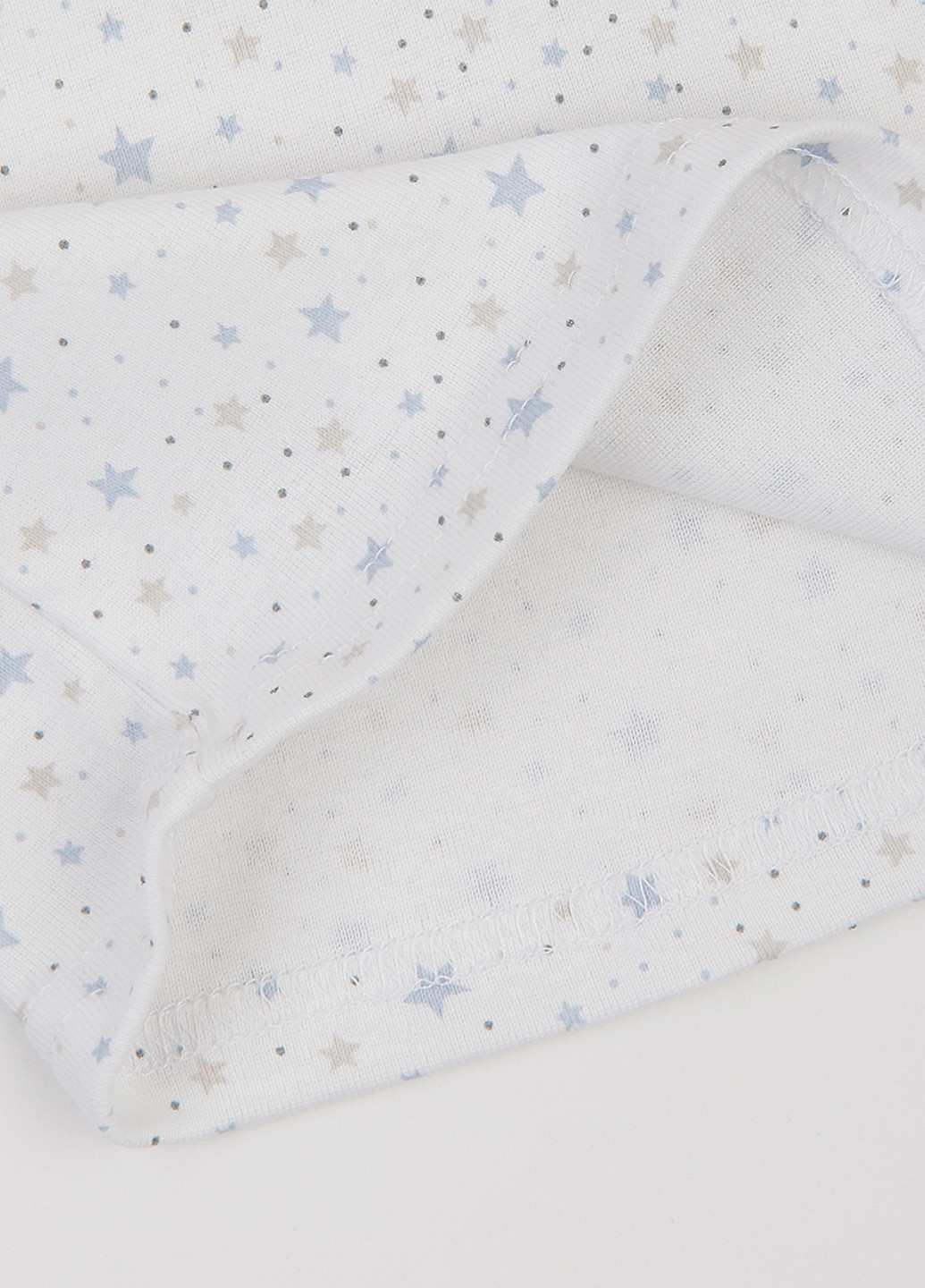 Белый демисезонный комплект (майка, трусы) Фламинго